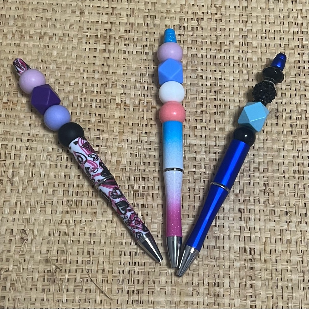 3 Beaded Pens for $15